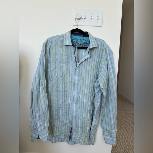 Robert Graham XL Men’s Long Sleeved Button-Up Shirt - Picture 2 of 11
